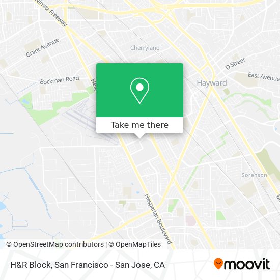 H&R Block map