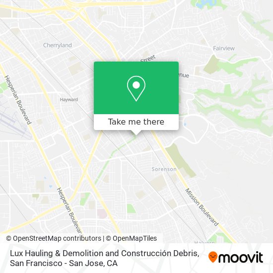 Mapa de Lux Hauling & Demolition and Construcción Debris