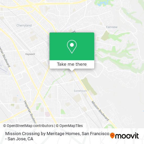 Mission Crossing by Meritage Homes map