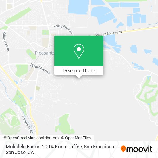 Mapa de Mokulele Farms 100% Kona Coffee