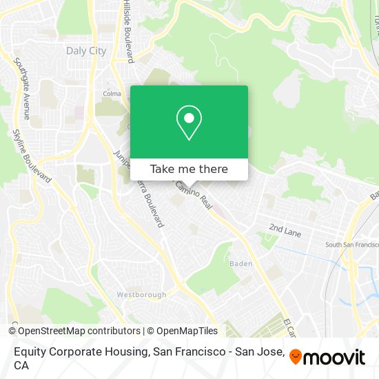 Mapa de Equity Corporate Housing