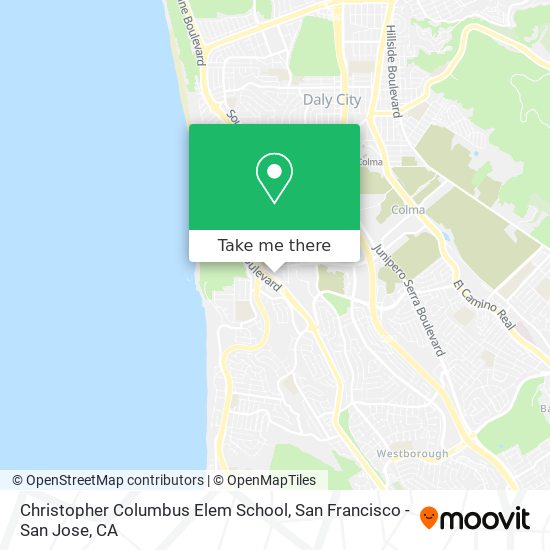 Christopher Columbus Elem School map