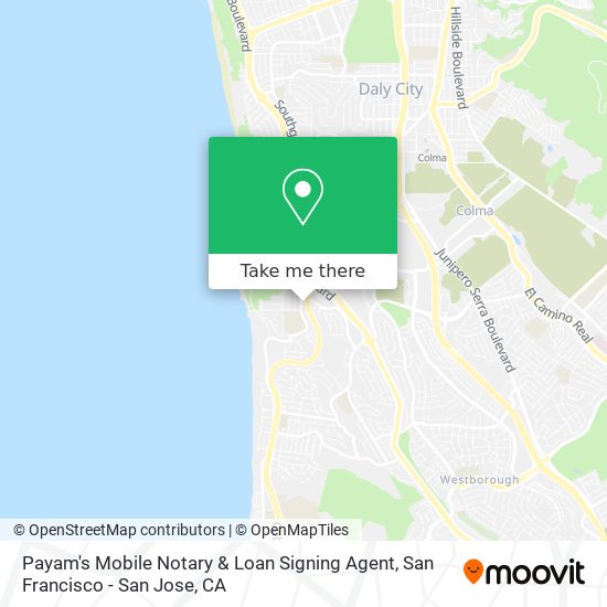 Mapa de Payam's Mobile Notary & Loan Signing Agent