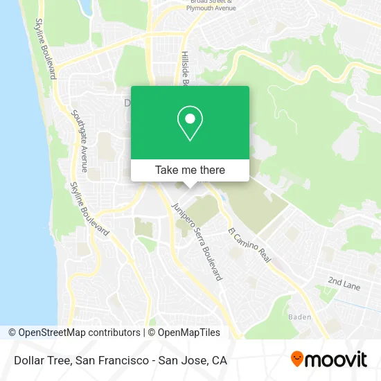 Mapa de Dollar Tree