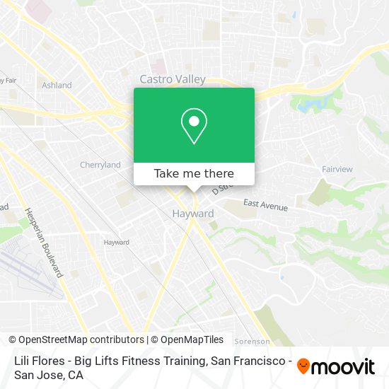 Lili Flores - Big Lifts Fitness Training map