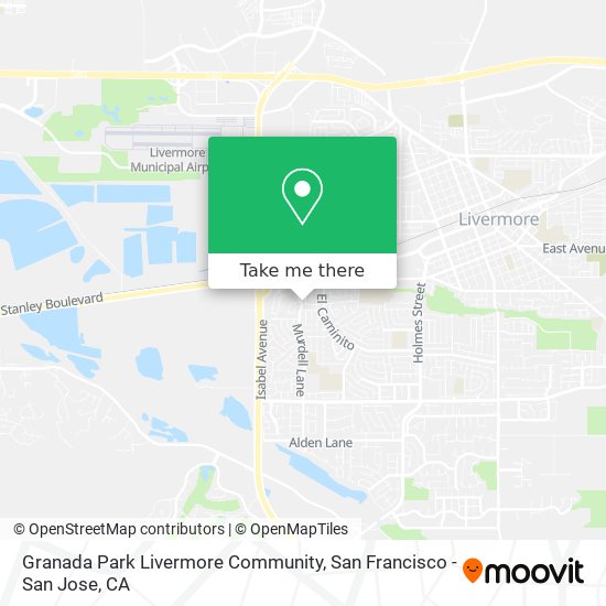 Mapa de Granada Park Livermore Community