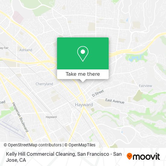 Kelly Hill Commercial Cleaning map