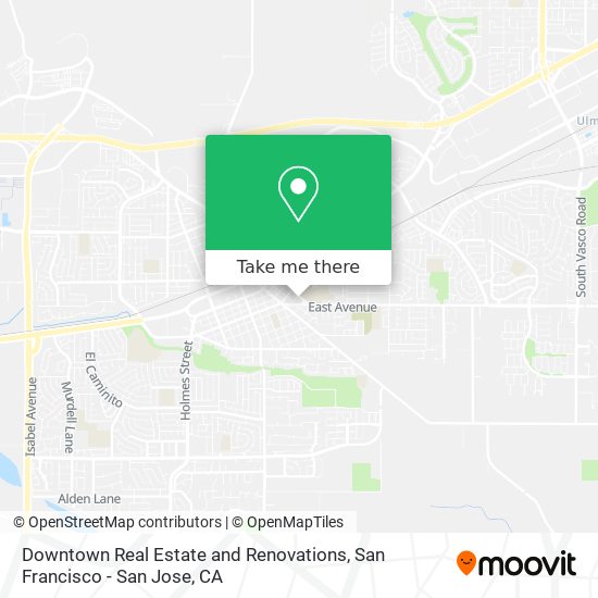 Downtown Real Estate and Renovations map