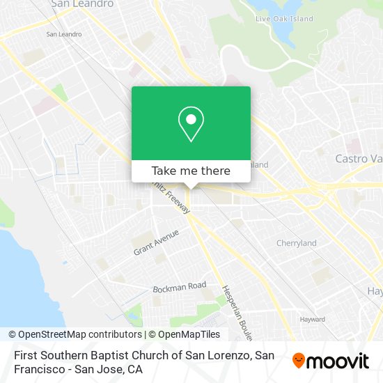 Mapa de First Southern Baptist Church of San Lorenzo