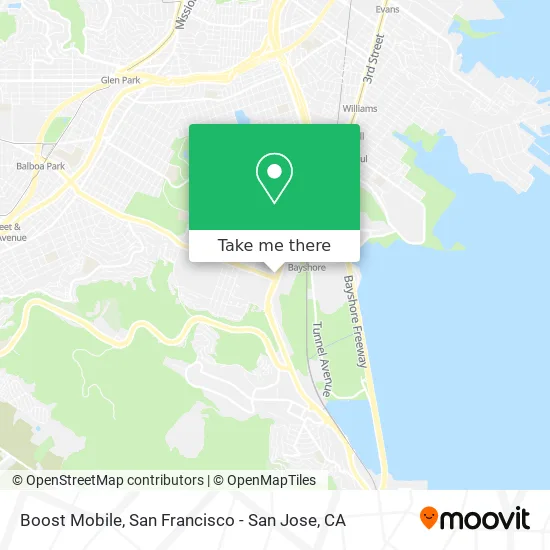 Boost Mobile map