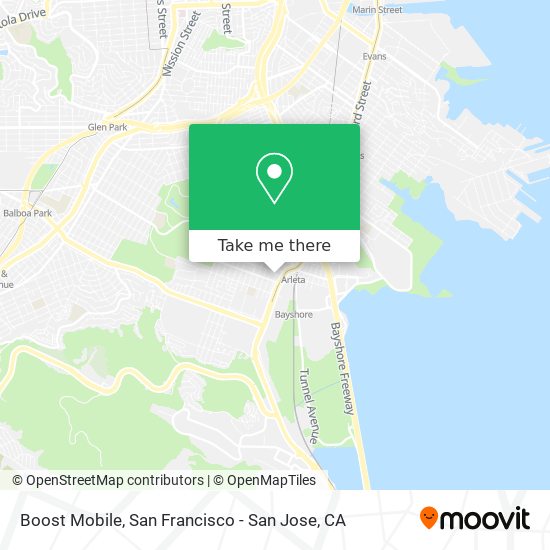 Boost Mobile map