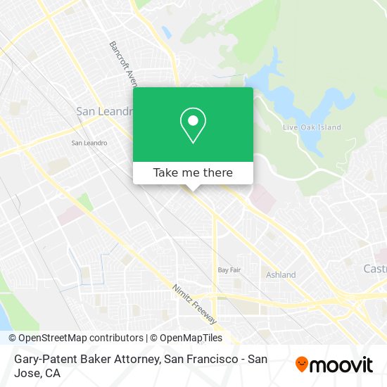 Gary-Patent Baker Attorney map