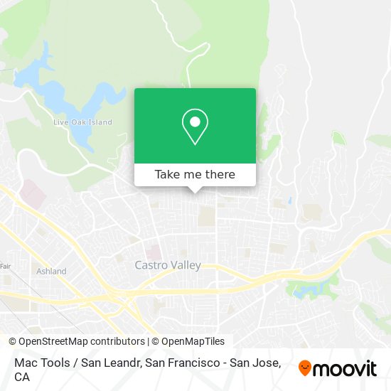 Mac Tools / San Leandr map