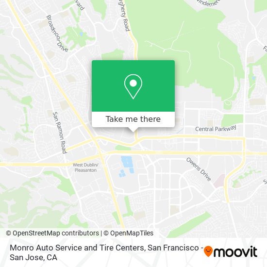 Monro Auto Service and Tire Centers map