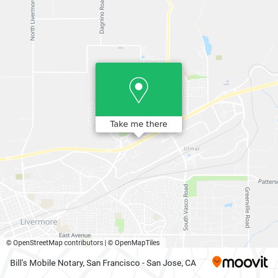 Bill's Mobile Notary map