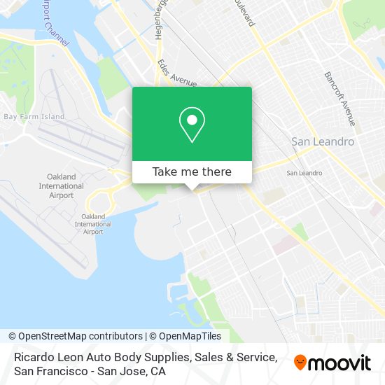 Ricardo Leon Auto Body Supplies, Sales & Service map