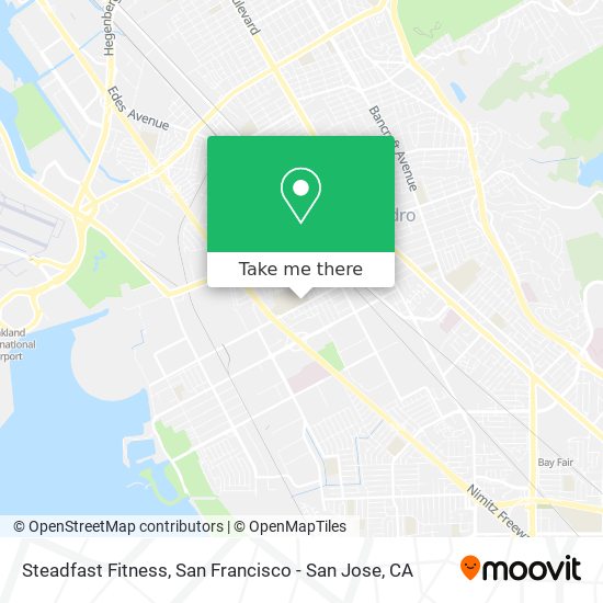 Steadfast Fitness map