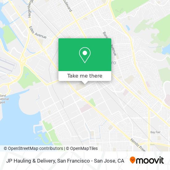 Mapa de JP Hauling & Delivery