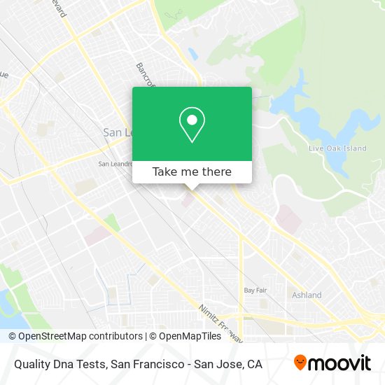 Mapa de Quality Dna Tests