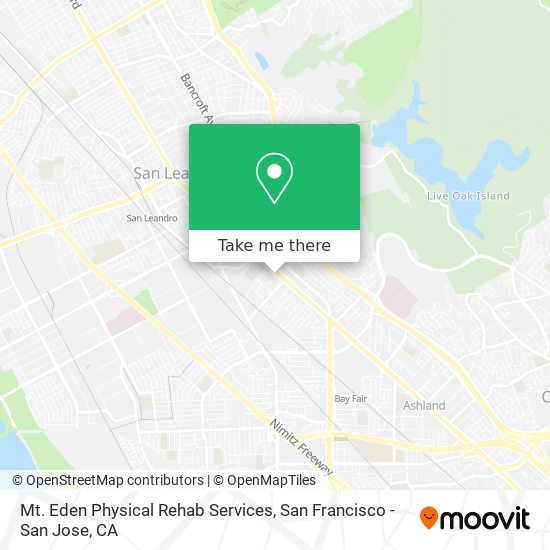 Mapa de Mt. Eden Physical Rehab Services