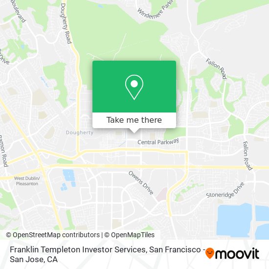 Mapa de Franklin Templeton Investor Services