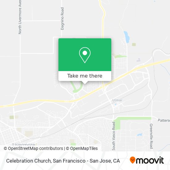 Celebration Church map