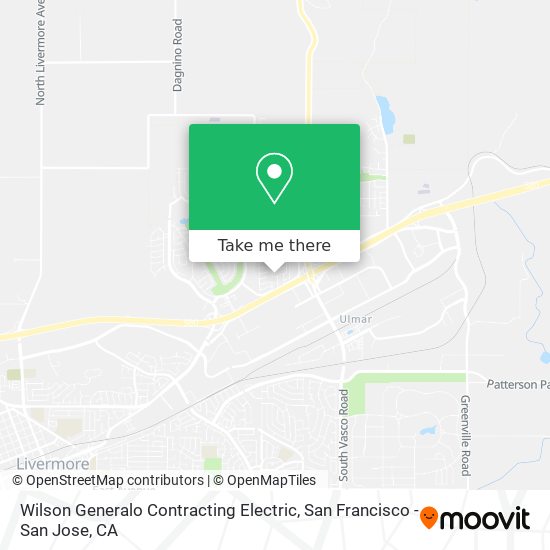 Wilson Generalo Contracting Electric map