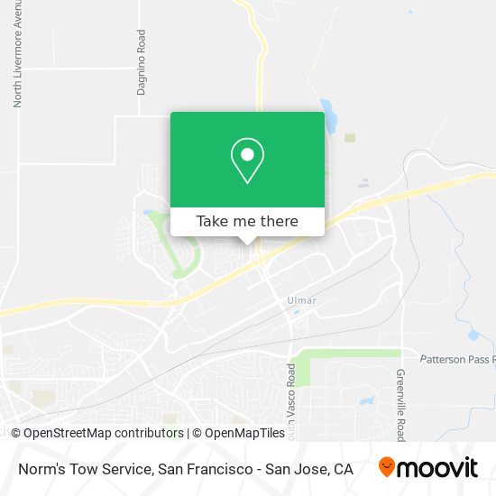 Norm's Tow Service map