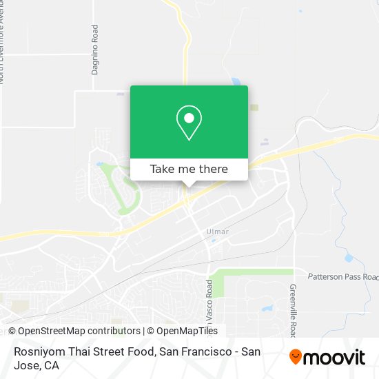 Rosniyom Thai Street Food map