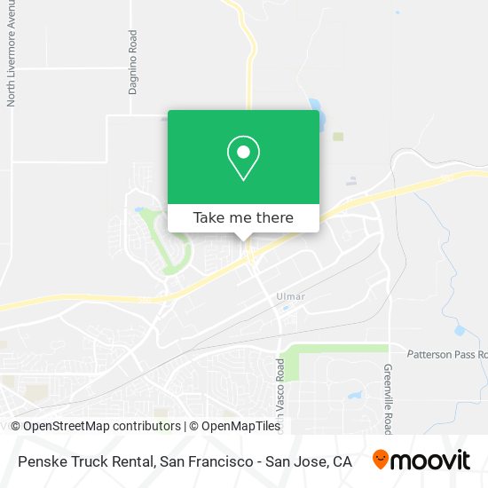 Penske Truck Rental map