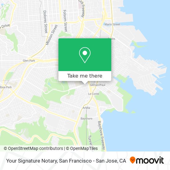 Your Signature Notary map