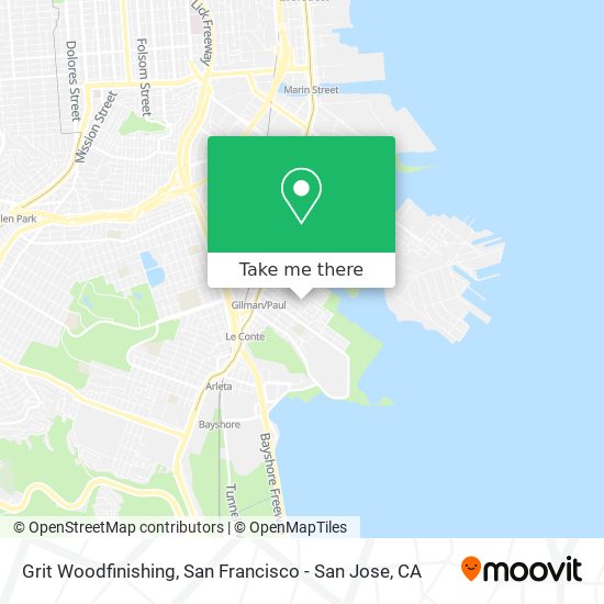 Mapa de Grit Woodfinishing