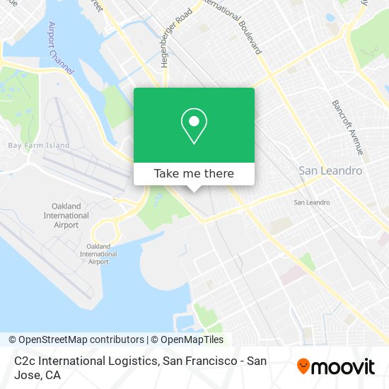 C2c International Logistics map