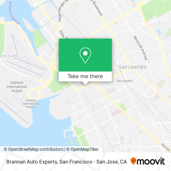 Brannan Auto Experts map