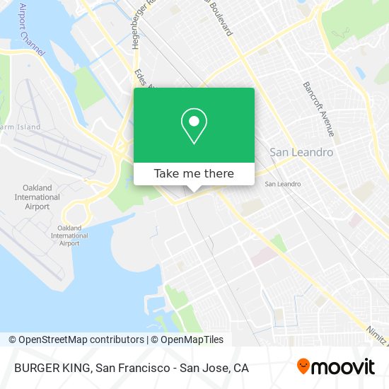 BURGER KING map