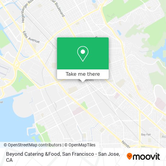Beyond Catering &Food map