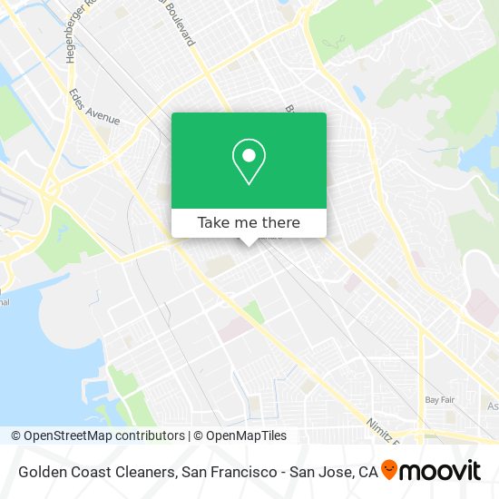 Golden Coast Cleaners map