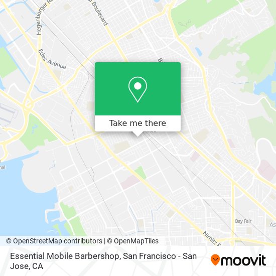 Mapa de Essential Mobile Barbershop