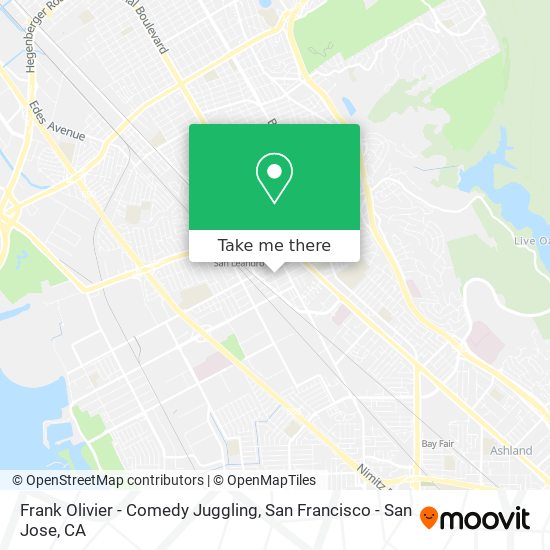 Frank Olivier - Comedy Juggling map