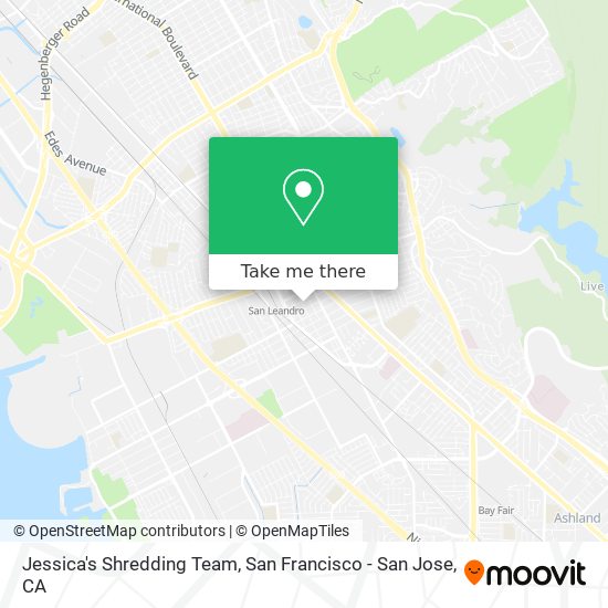 Jessica's Shredding Team map