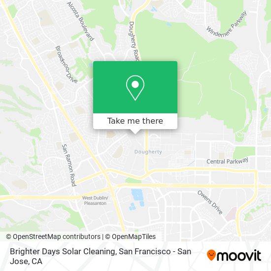 Brighter Days Solar Cleaning map