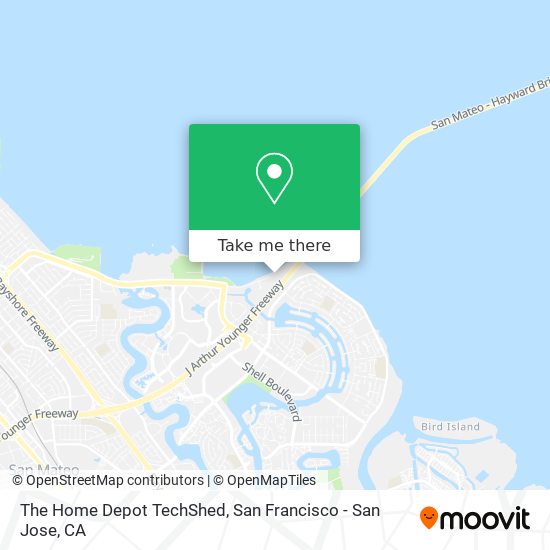 The Home Depot TechShed map