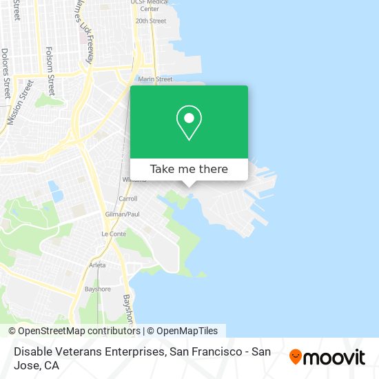 Disable Veterans Enterprises map