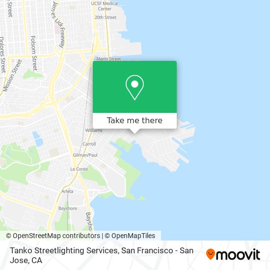 Tanko Streetlighting Services map