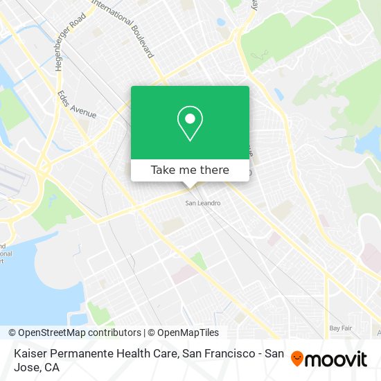 Kaiser Permanente Health Care map