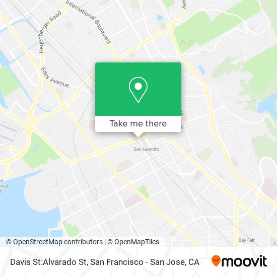 Davis St:Alvarado St map