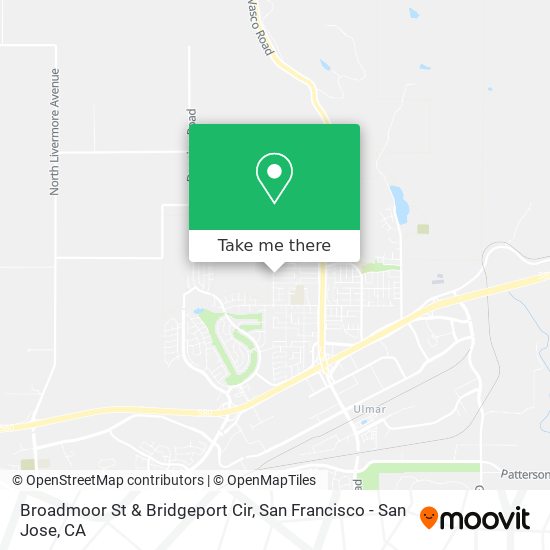 Mapa de Broadmoor St & Bridgeport Cir