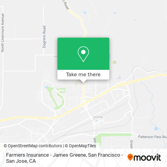 Farmers Insurance - James Greene map