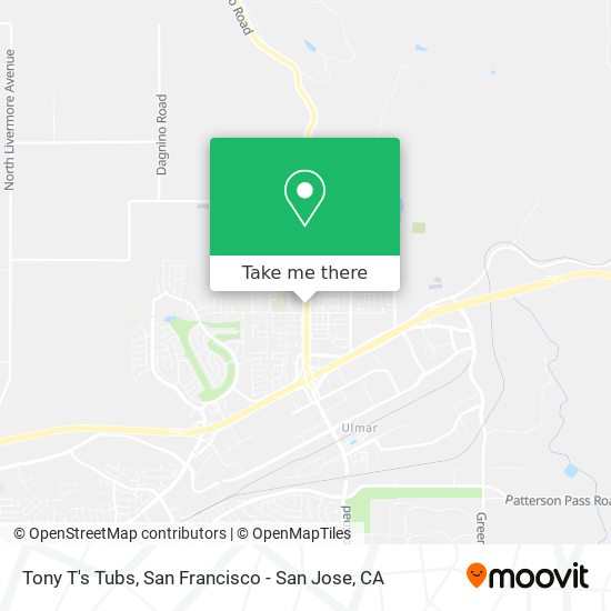 Mapa de Tony T's Tubs