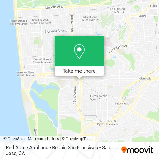 Mapa de Red Apple Appliance Repair